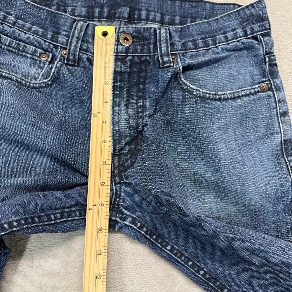 Levi's 511 Jeans Mens 32x30 Skinny Jeans 32x30 Blue Distressed Faded‎ Dark Denim